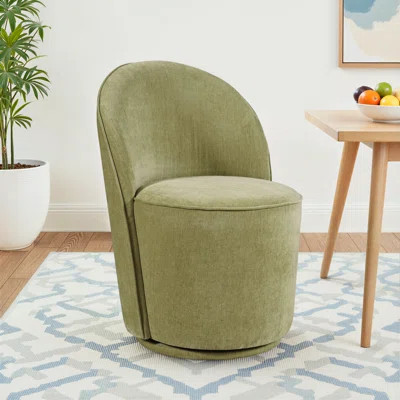 Lynn Upholstered Swivel Dining Chair | Wayfair North America