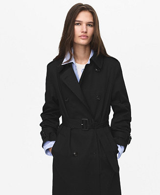 Women's Belted Classic Trench Coat | Macy's