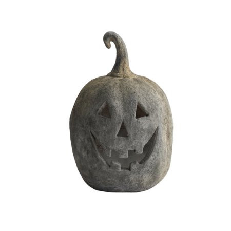 Halloween Terracotta Pumpkin with Hand Carved Details Fall Natural Terracotta Pumpkin Decoration ,Kiln-Fired Clay Pumpkin for Displays 5.9inch(Black) | Walmart (US)