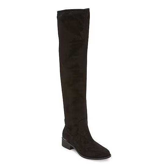 Worthington Womens Palmetto Stacked Heel Over the Knee Boots | JCPenney