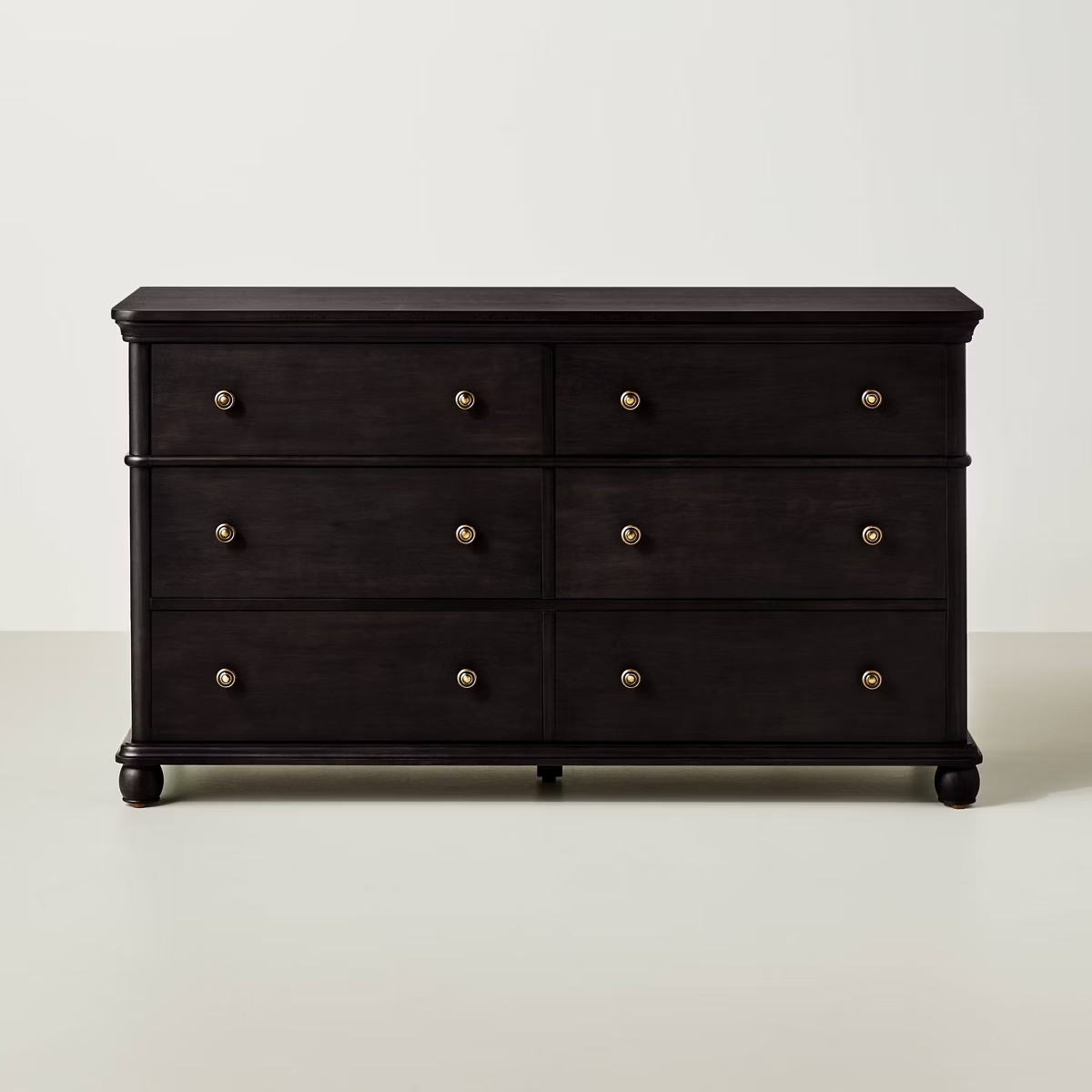 Traditional Wooden 6-Drawer Horizontal Dresser - Hearth & Hand™ with Magnolia Furniture | Target