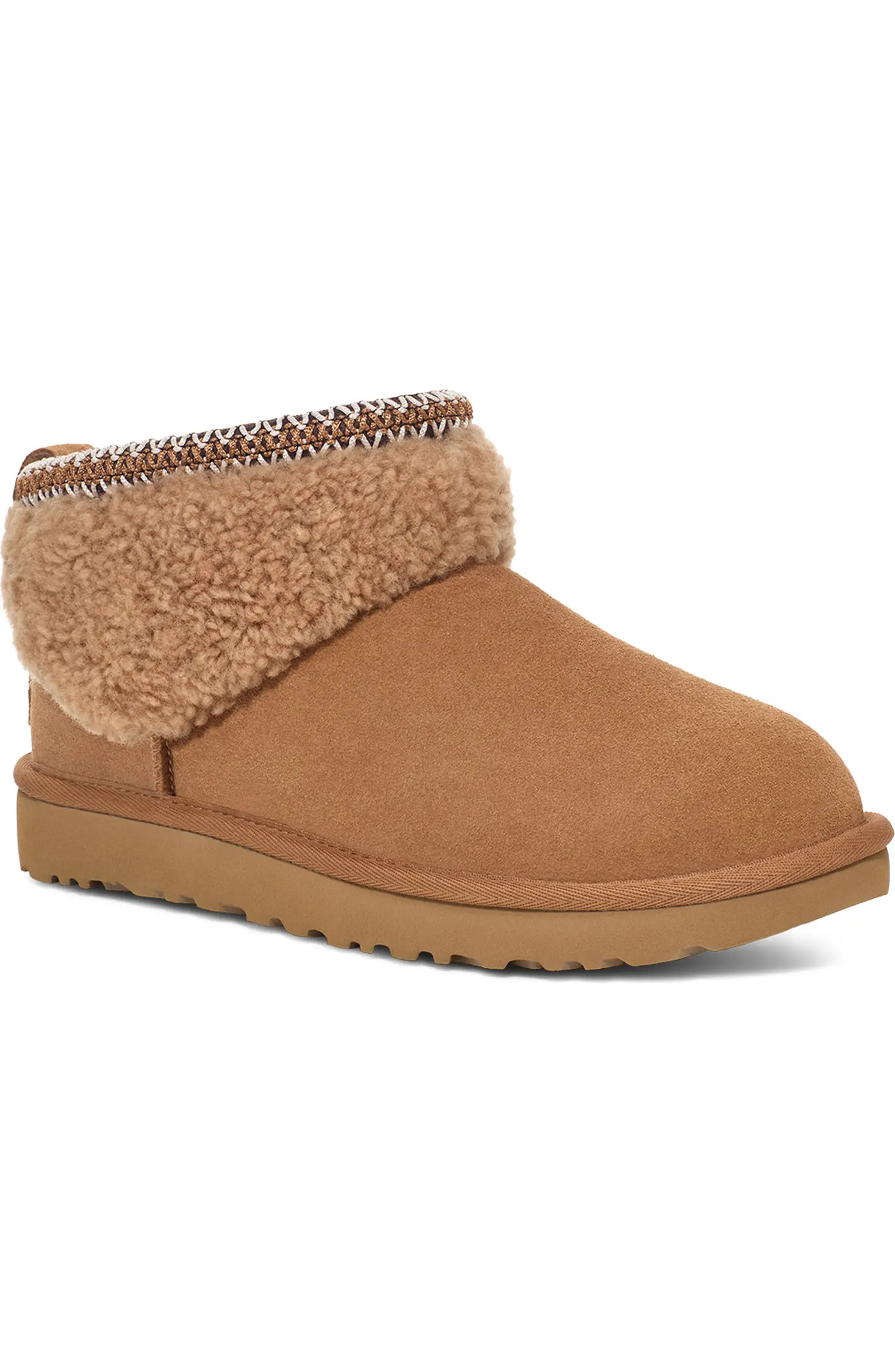 Classic Ultra Mini Max Curly Shearling Boot (Women) | Nordstrom