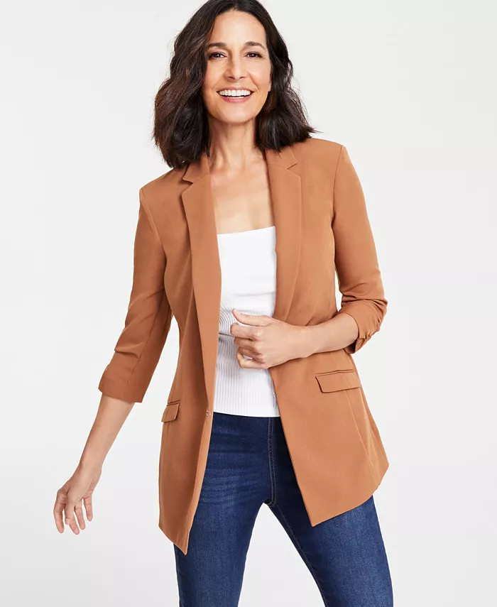 Women's Menswear Blazer, Created for Macy's | Macy's
