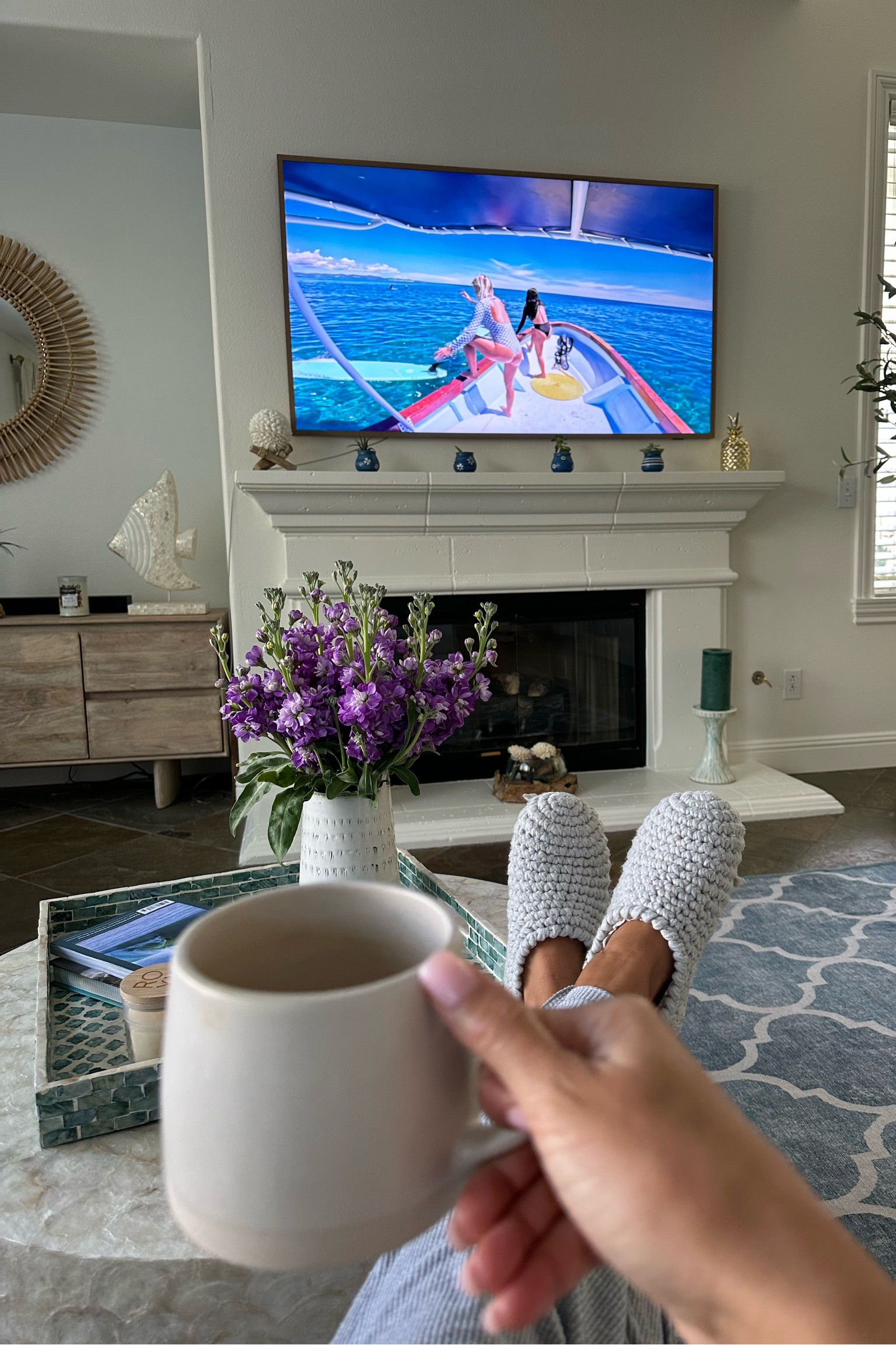 comfy living room setup 

#LTKhome