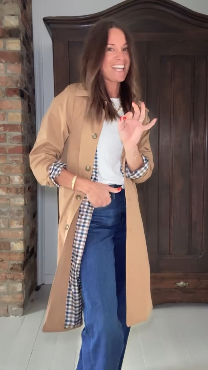 I love this trench so much and it’s perfect for spring! Not too heavy and not too light! 

#tremchcoat #trench #jacket #womensfashion #womensjacket #plaidtrench 

#LTKgrwm #LTKootd #LTKmomlife