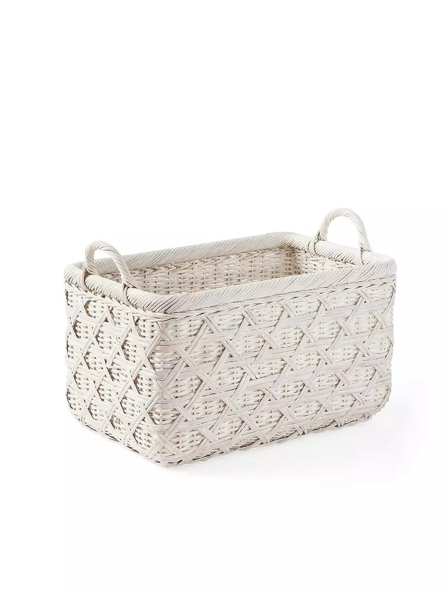 Sag Harbor Rattan Basket | Serena and Lily
