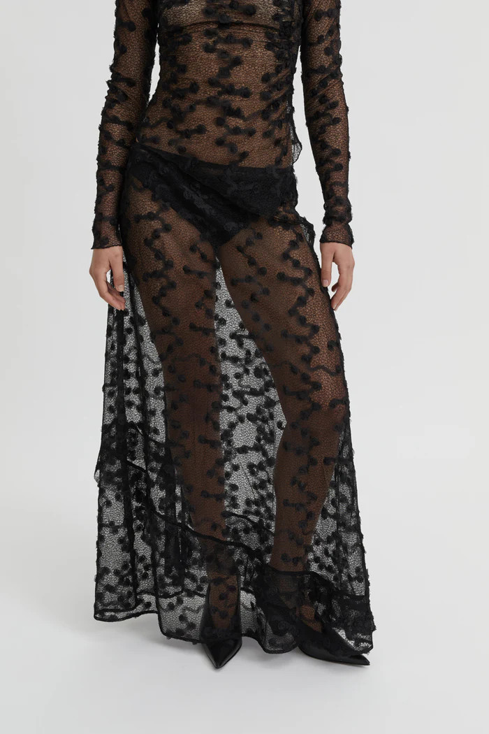 Delphina Lace Skirt Black | Reliquia Collective & Blanca