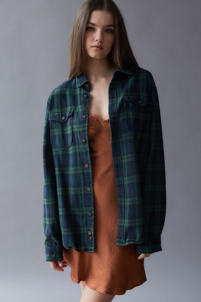 Urban Renewal Vintage Oversized Flannel Shirt | Urban Outfitters (US and RoW)