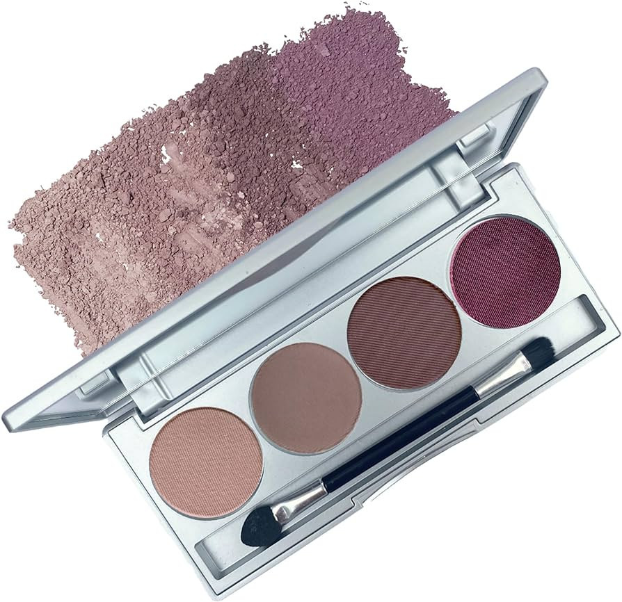 Honeybee Gardens AMAZON EXCLUSIVE Amethyst Glow' Refillable Eye Shadow Palette | Natural Ingredie... | Amazon (US)