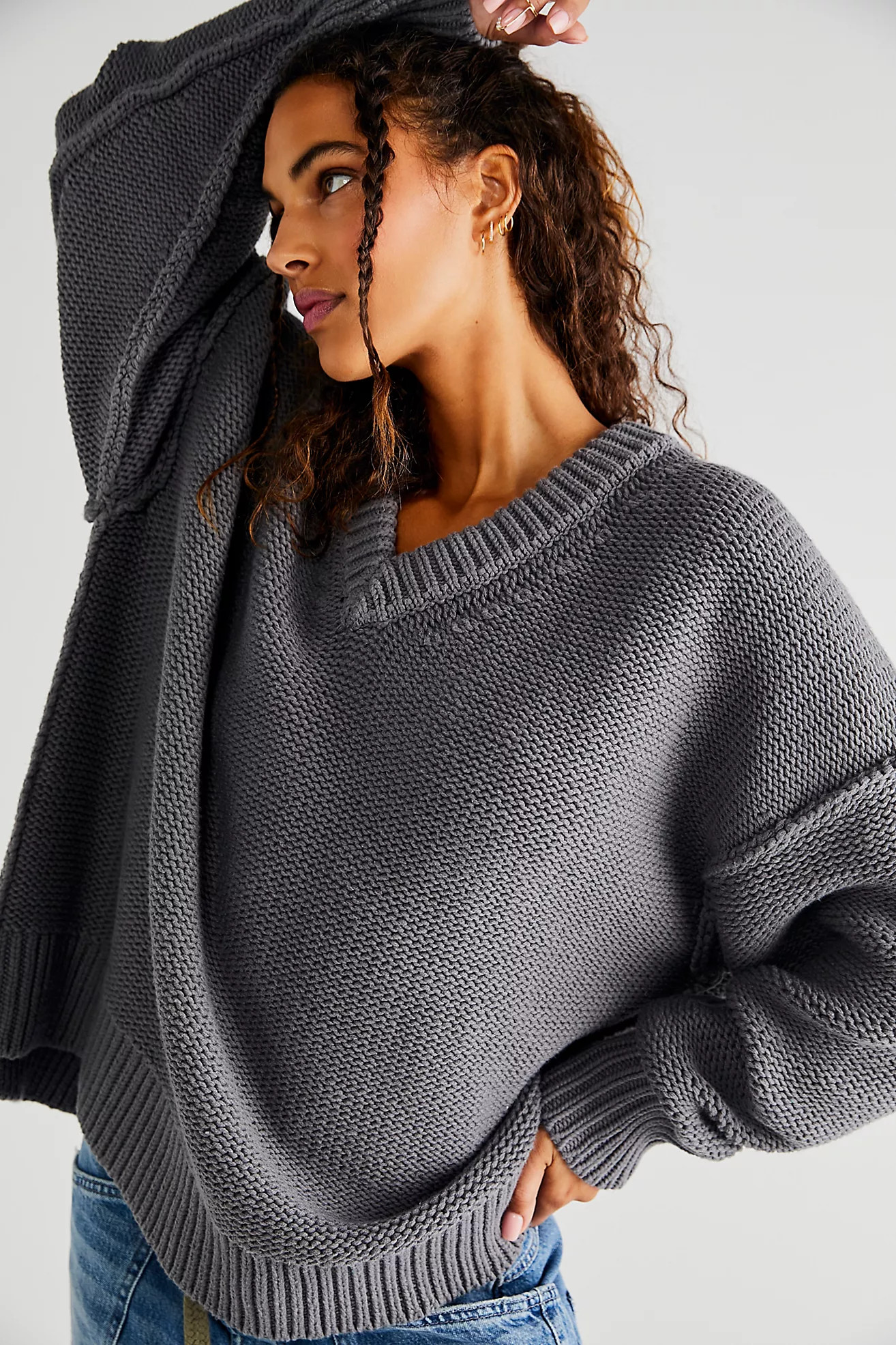 Alli V-Neck Sweater | Free People (UK)