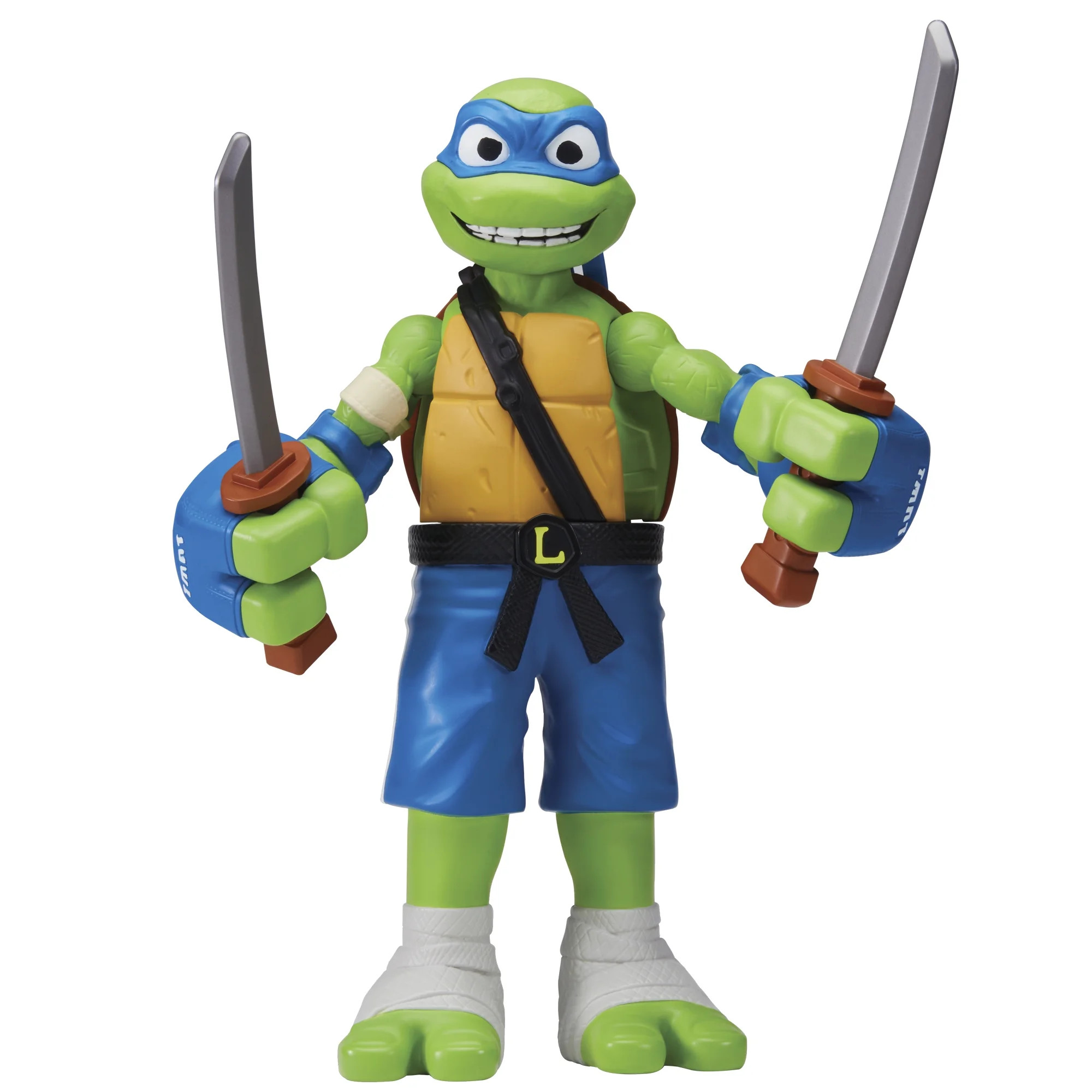 Tales of Teenage Mutant Ninja Turtles: Giant 12" Roll N Punch Leonardo Figure by Playmates Toys | Walmart (US)
