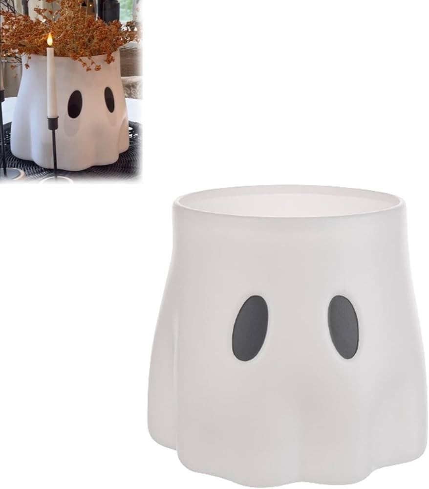 Ghost Bucket Decor, 2024 New Cutest Ghost Bucket, Ghost Vase, Air Fern Display Stand Decor for In... | Amazon (US)
