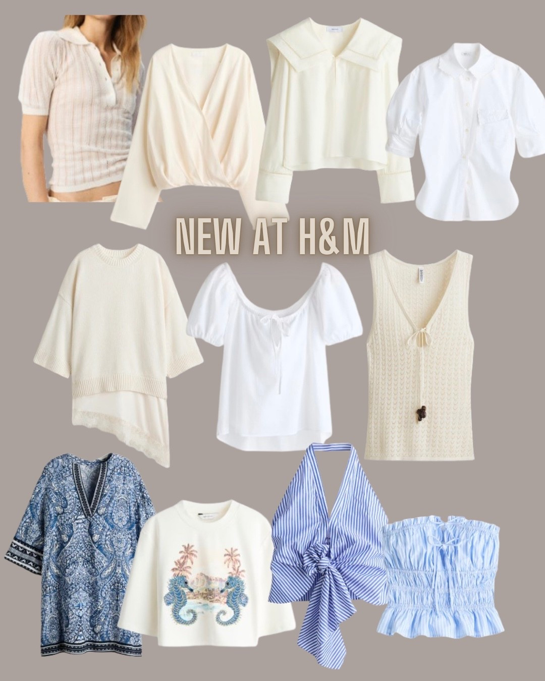 H&m fashion
Summer tops
Resort wear
Vacation outfit
Tank top

#LTKSaleAlert