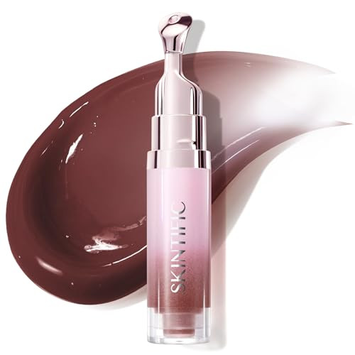 SKINTIFIC Brightening Lip Serum, Hydrating & Plumping (14U Warm Cocoa) | Amazon (US)