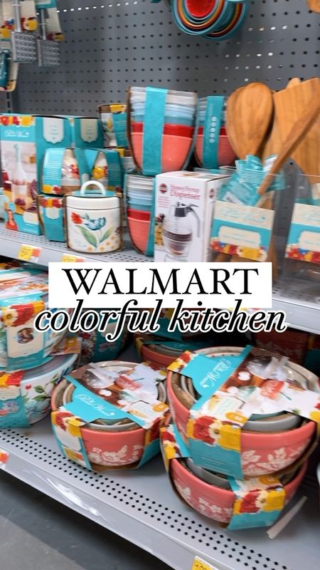 WALMART COLORFUL KITCHEN ✨ add a pop of color with these fun, colorful kitchen accents from Walmart! 

Pioneer Woman Kitchen
Thyme & Table
Kitchen refresh 
Spring update 
Mother’s Day gifts
Gift ideas for her 
Gift guide 