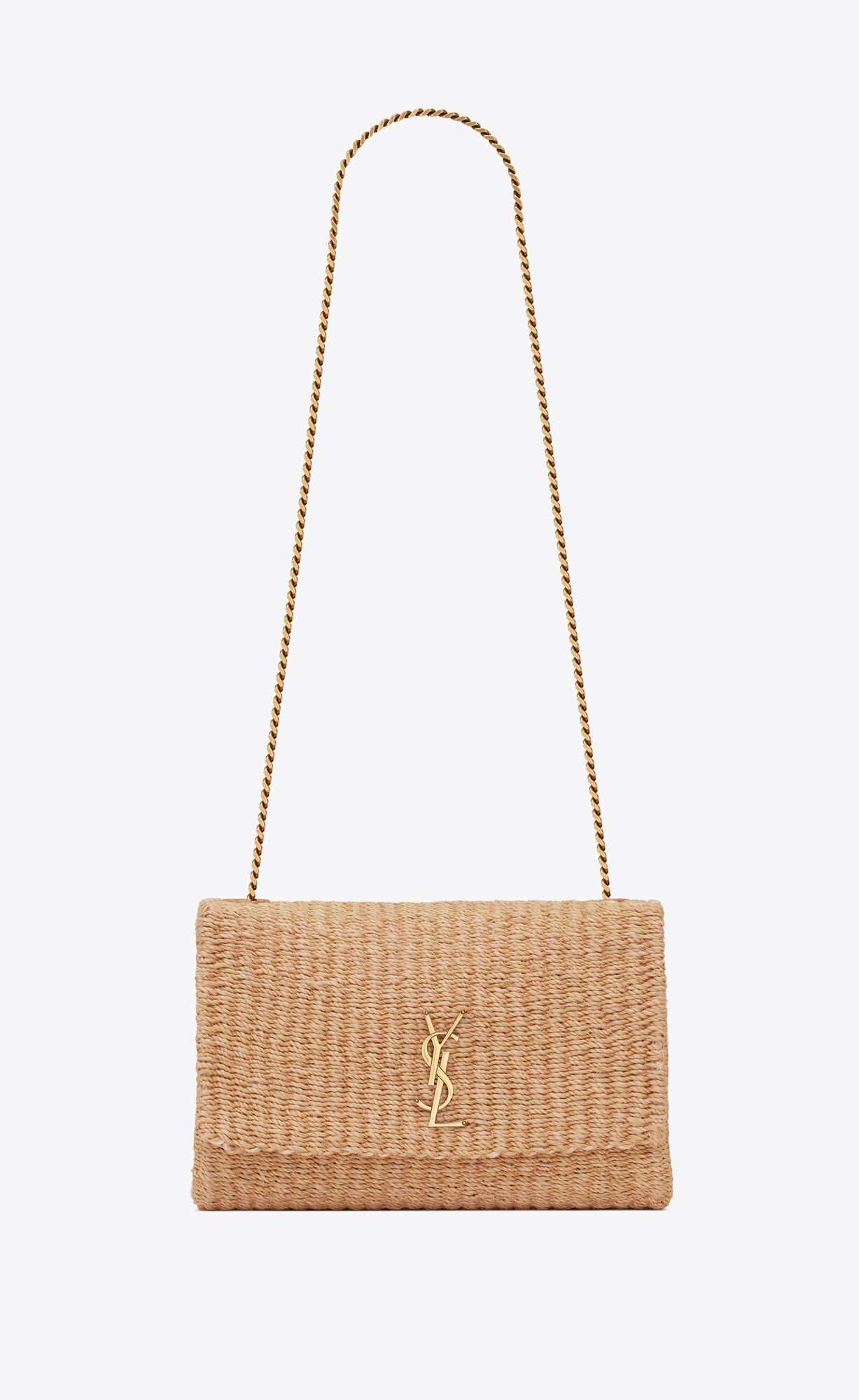 SOFT BAG WITH MAGNETIZED FLAP decorated with THE CASSANDRE. | Saint Laurent Inc. (Global)