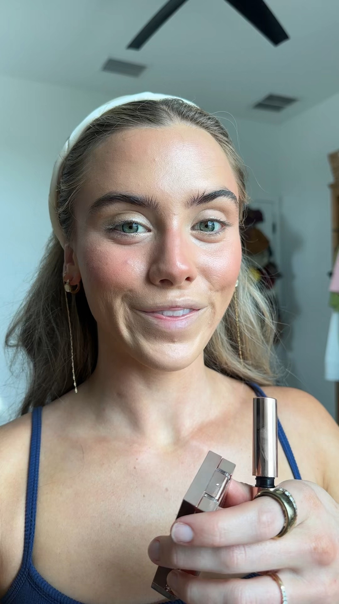 This is the mini majors set from Patrick ta! It includes the mini lip gloss, mini eyebrow gel, and the mini blush duo! This is the blush shade she’s seductive and the gloss in shade 30 ccs  @Kohl's @Sephora 

#LTKgrwm #LTKBeauty #LTKselfcare