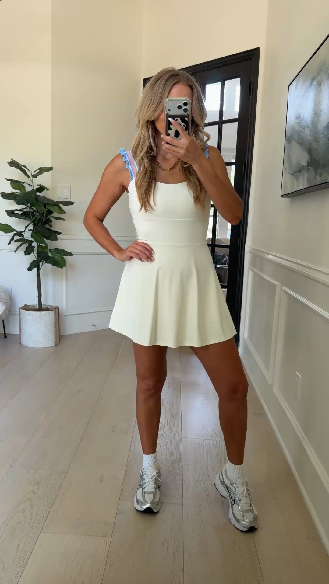 Free People look for waayyy less tennis dress! The ruffle sleeves are so pretty! I get compliments very time I wear this. 🤭✨

#LTKdayinmylife #LTKfitnessgoals #LTKmomlife