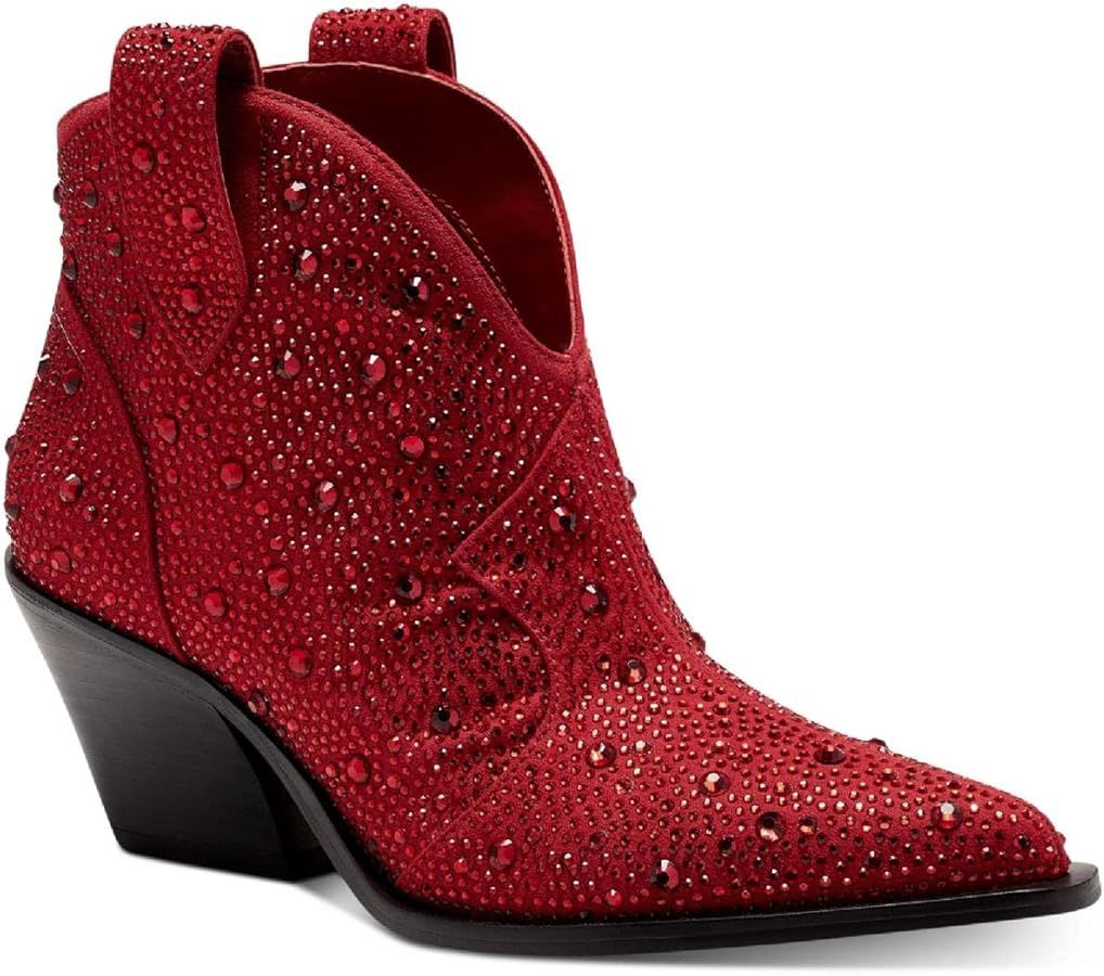 Jessica Simpson Womens Zadie 2 Rhinestone Pointed Toe Cowboy, Western Boots | Amazon (US)