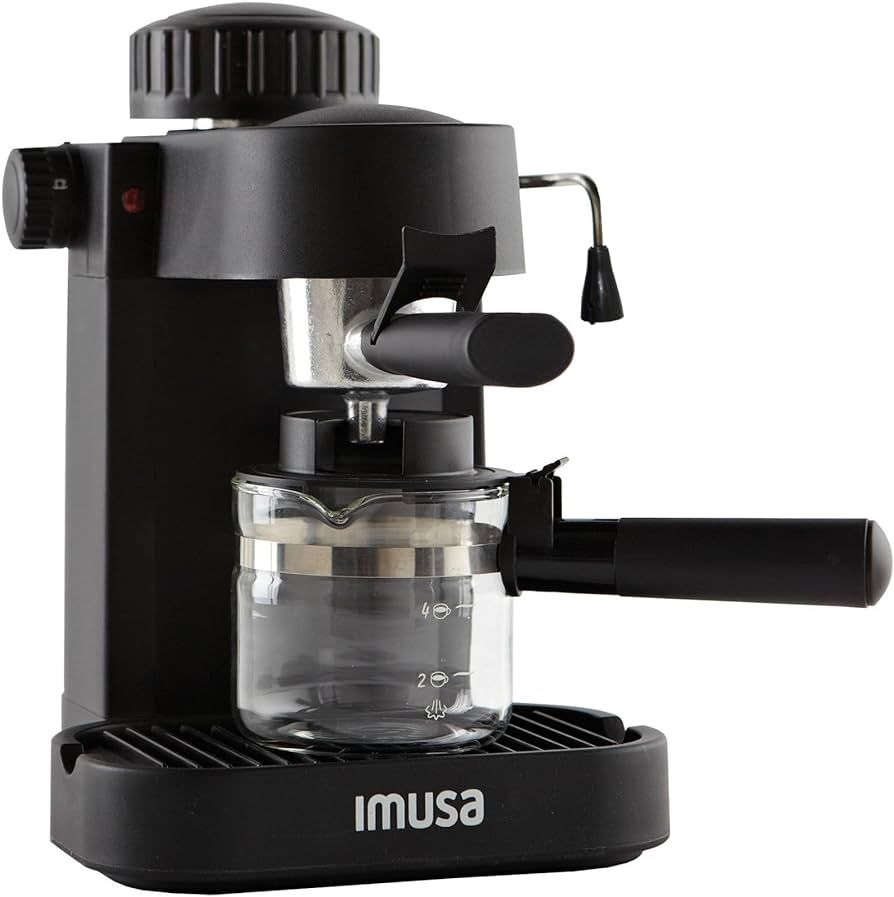 IMUSA USA GAU-18202 4 Cup Espresso/Cappuccino Maker,Black | Amazon (US)
