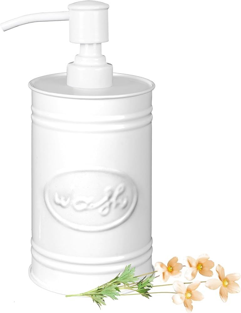 Autumn Alley Galvanized Farmhouse Soap Dispenser Kitchen - Liquid Soap Dispenser for Bathroom - D... | Amazon (US)