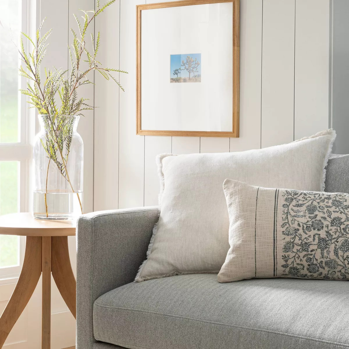 20" x 20" Matted to 5" x 7" Gallery Frame Natural Wood - Threshold™ designed with Studio McGee:... | Target