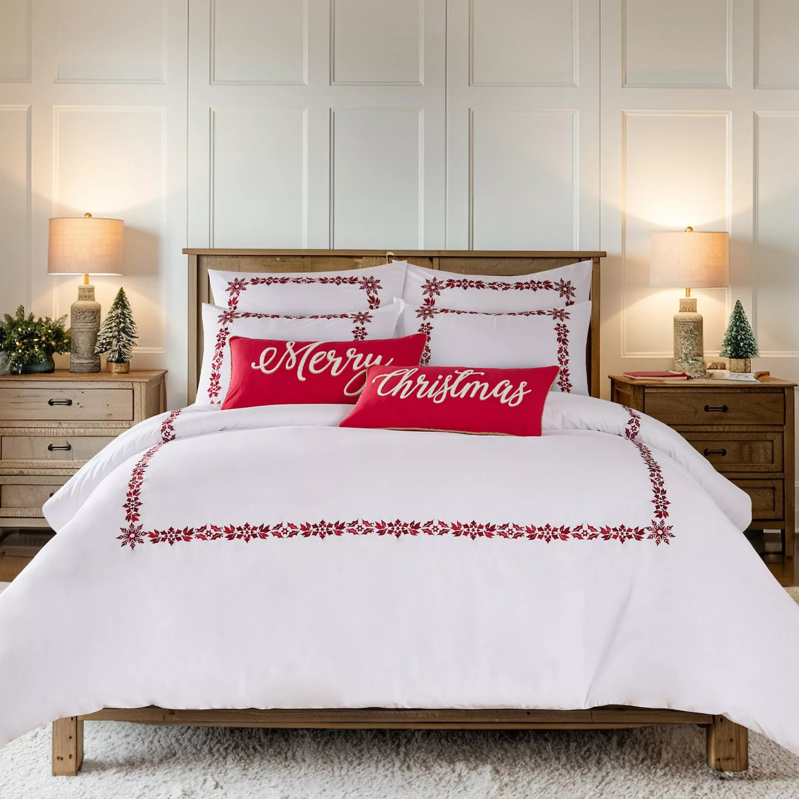 Levtex Home Holly & Thistle Duvet Cover Set with Shams, White | Kohl's