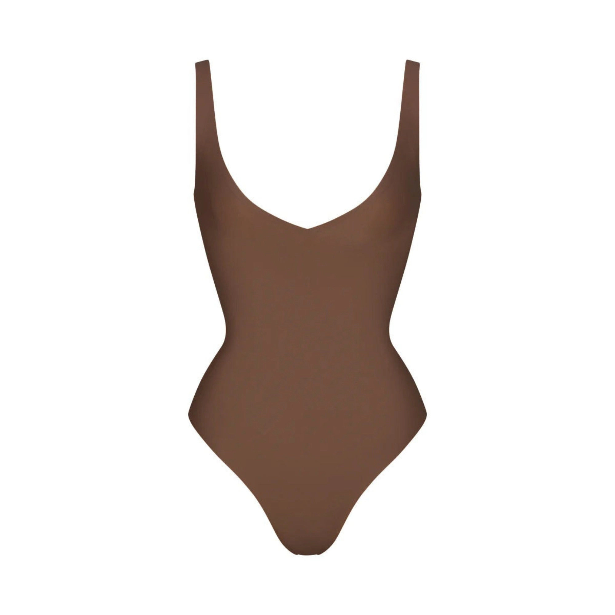 SKIMS BODY UNLINED PLUNGE THONG BODYSUIT | SKIMS (US)