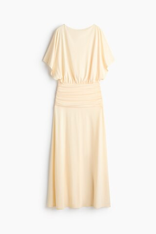 H & M - Draped Maxi Dress - Light Yellow | H&M (US + CA)
