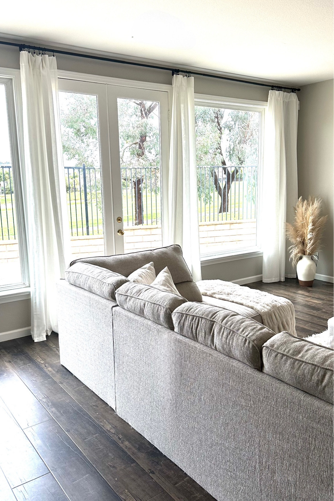 our curtain solution for our living room. #curtians #livingroomdecor #curtianrod

#LTKhome