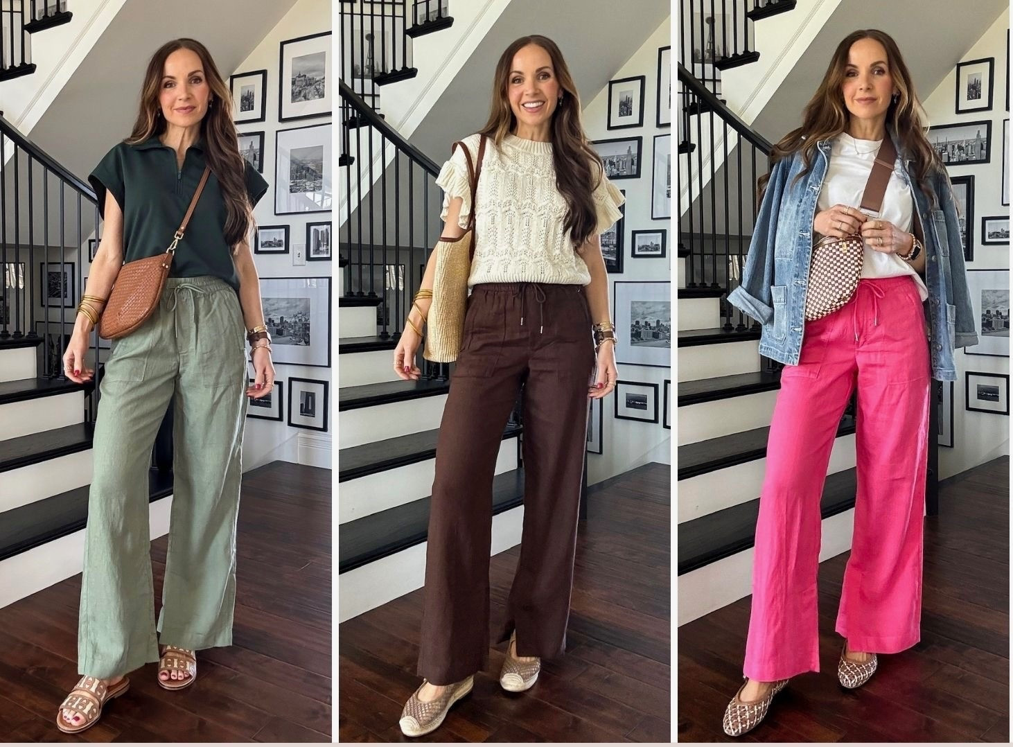 @athleta released a few new colors in my favorite linen pant and here’s how I styled them! They are currently 40% off (lowest I’ve ever seen) and I wear a XS R 

#LTKgrwm #LTKSaleAlert
