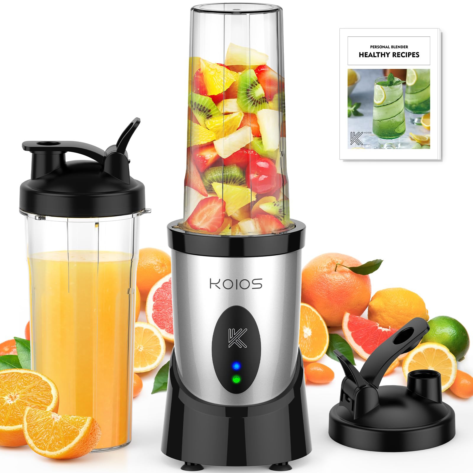 KOIOS Smoothie Blender, 900W Personal Blender for Shakes and Smoothies Kitchen with 2 No-BPA 22oz... | Amazon (US)