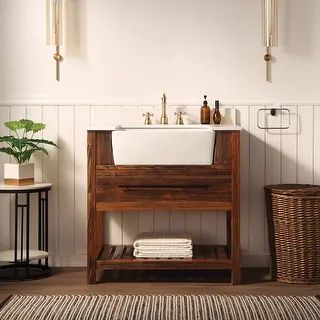 Louise 36in Bath Vanity with Single Under-mount Sink | Bed Bath & Beyond