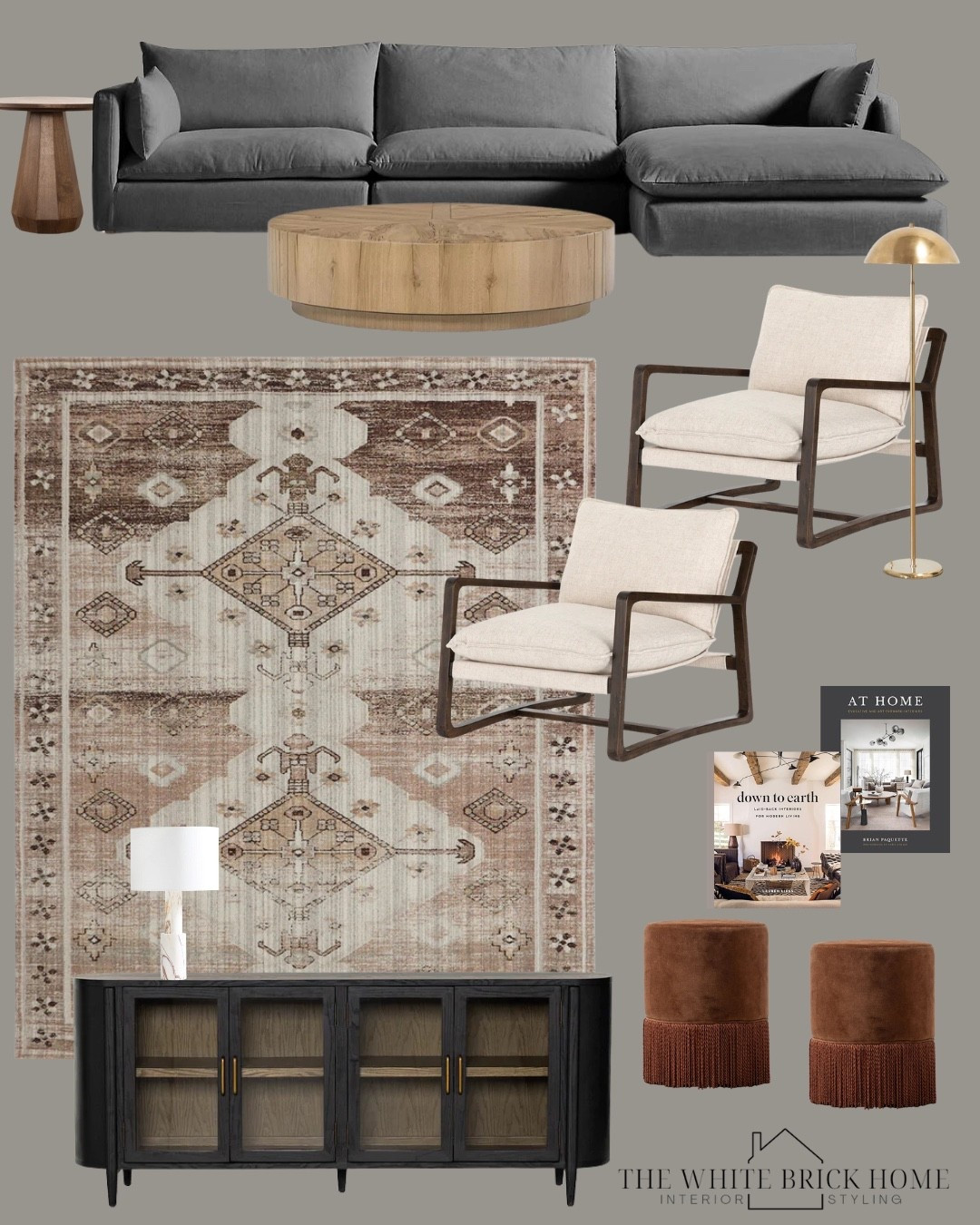 I love the tones in this area rug - it would look amazing styled with warm wood tones and a pop of a burgundy, like these ottomans. I would also add a touch of gold through lighting, either a floor lamp or table lamp. 

Living room, living room decor, living room ideas, living room design, living room seating, couch, sofa, sectional, ottoman, table lamp, floor lamp, coffee table books, coffee table, side table, area rug, living room rug, table lamp, lighting, living room lighting, living room decor, home decor, McGee and co, pottery barn, Wayfair, crate and barrel 

#LTKHome #LTKSeasonal #LTKSaleAlert