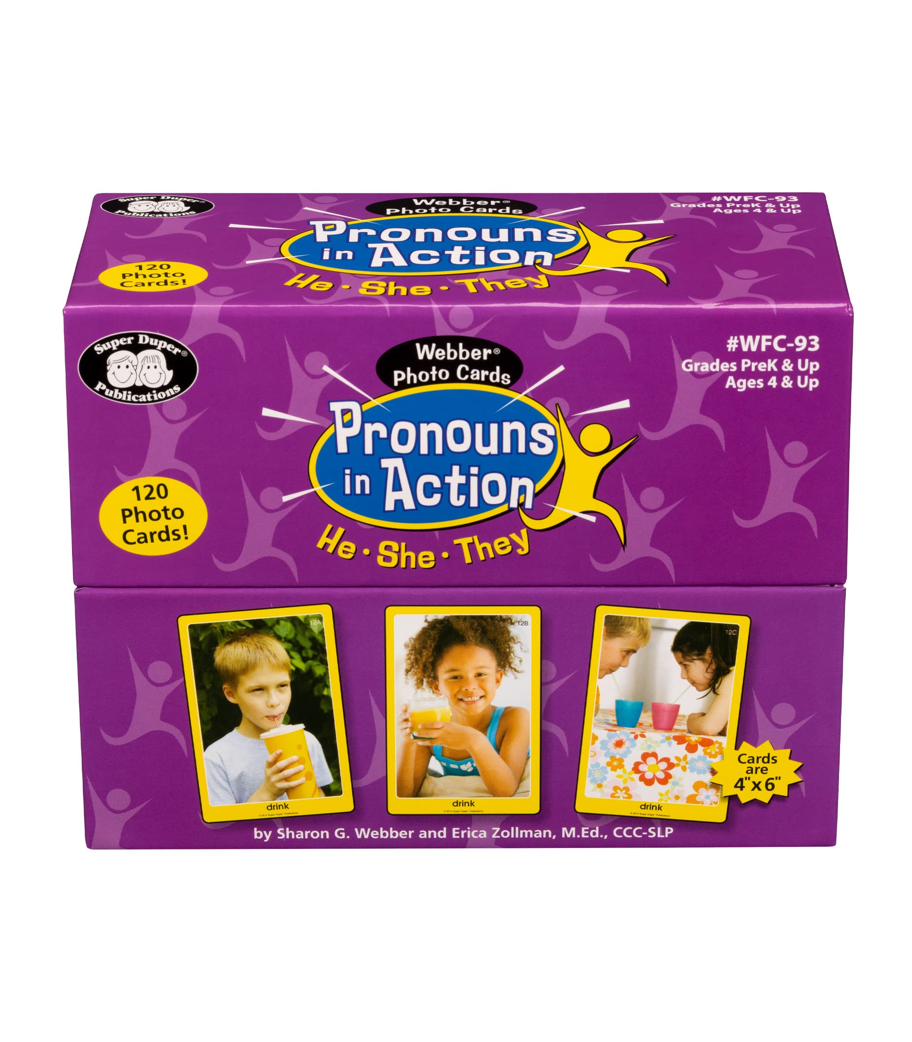 Super Duper Publications | Webber Photo Cards - Pronouns in Action - He, She, and They - Verb Fla... | Amazon (US)