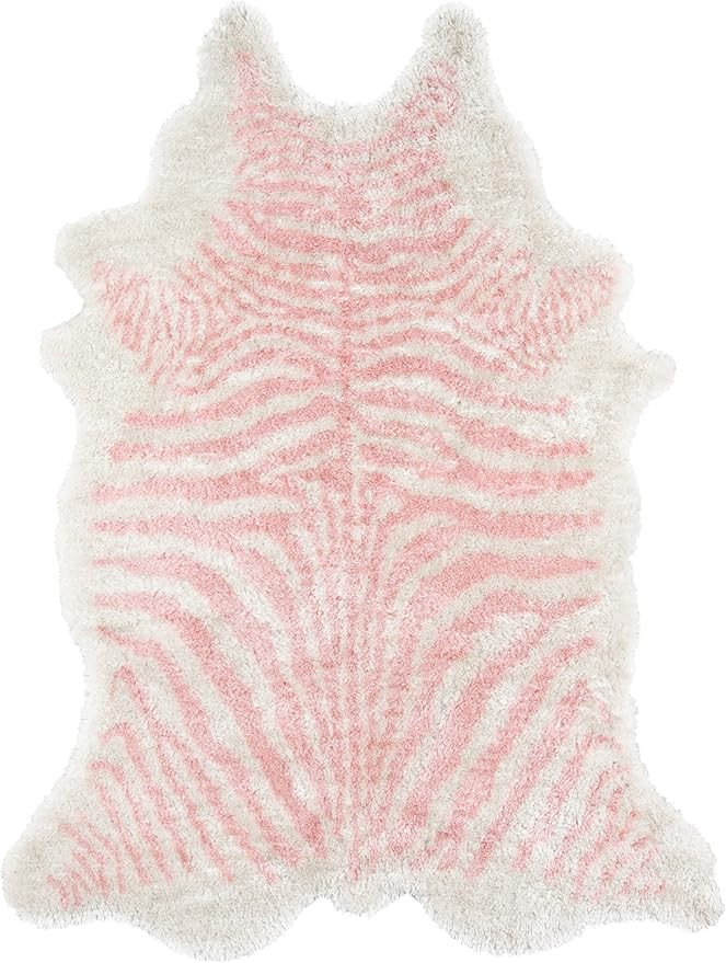 Novogratz Kalahari Collection Area Rug, 3'6" x 5'6", Pink | Amazon (US)