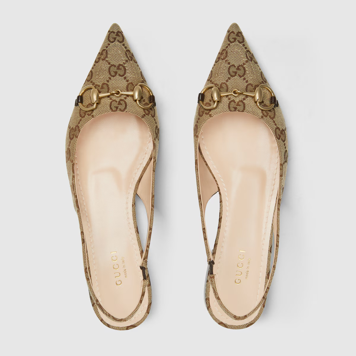 Women's Horsebit slingback ballet flat | Gucci (CA)