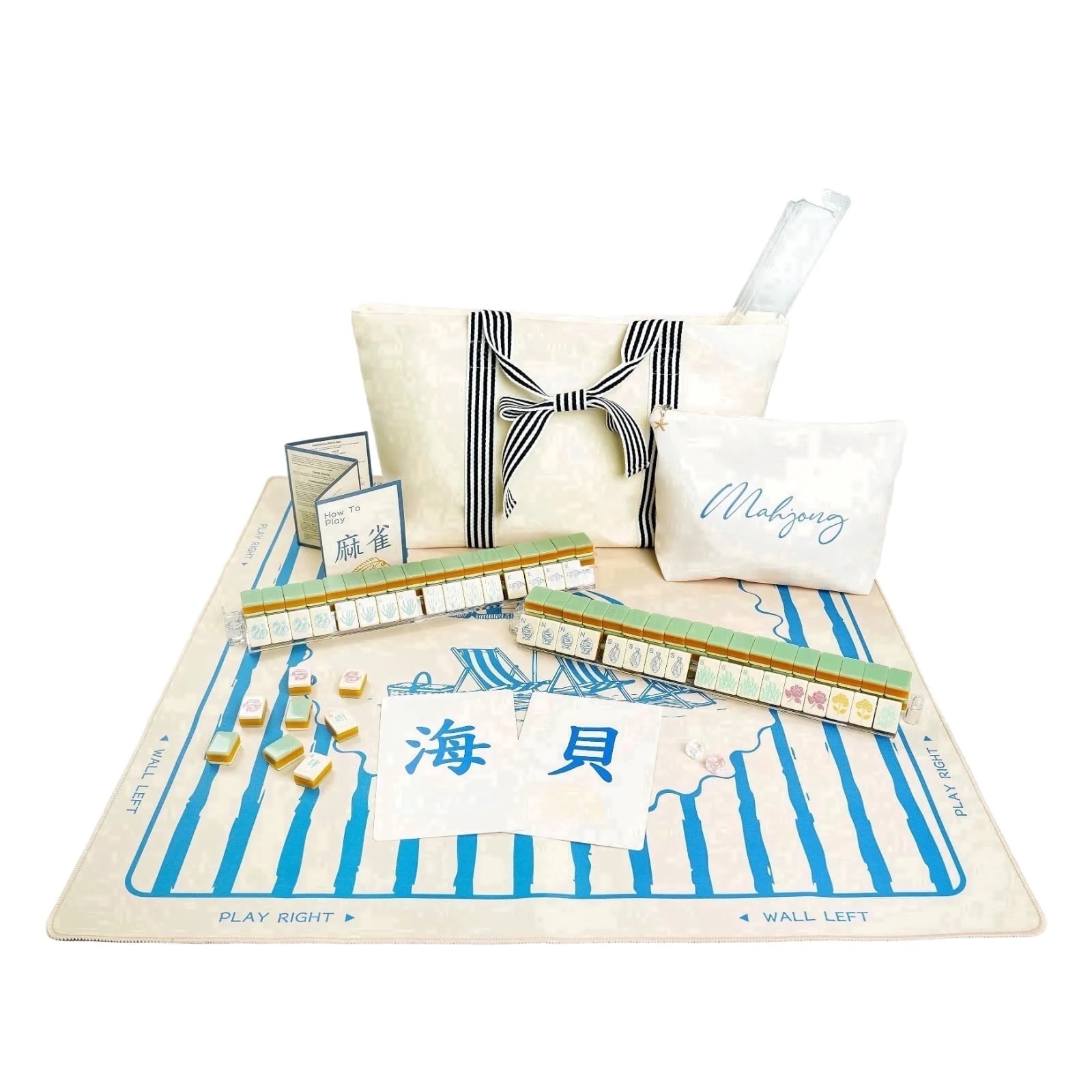 Mahjong Set Coastal Hampton Premium | Walmart (US)