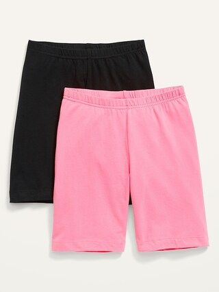 High-Rise Biker Shorts 2-Pack for Women -- 7-inch inseam | Old Navy (US)