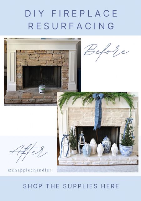 All the tools I used to resurface my stack stone fireplace are linked here! DIY fireplace renovation and refinishing is easier than you think! Comment with your questions!

#LTKfindsunder50 #LTKhome #LTKstyletip