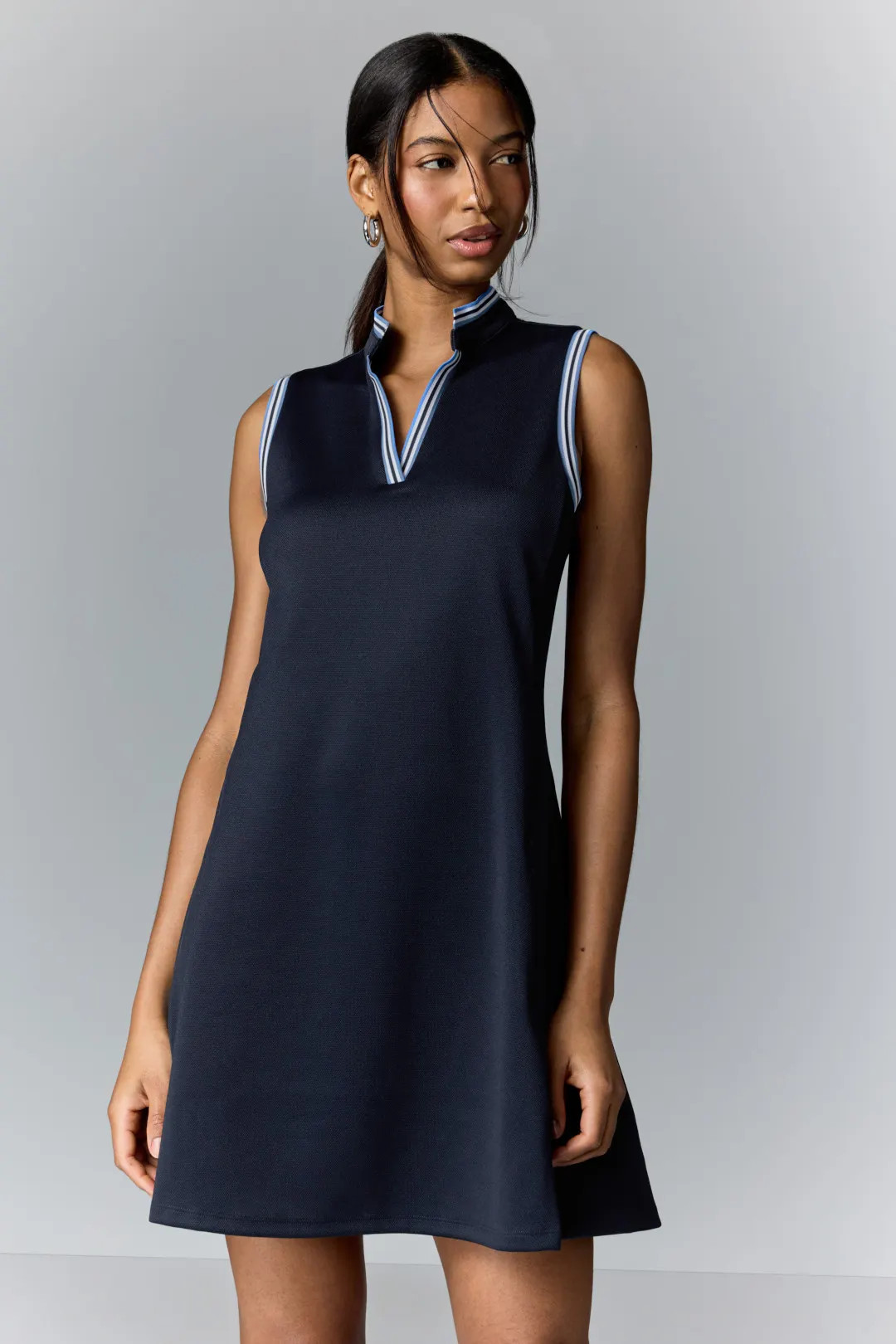 Stretch Piqué Sleeveless Dress | Rent the Runway