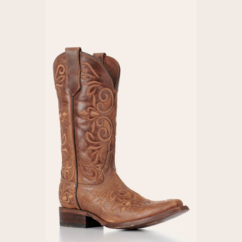 Circle G By Corral Women's Honey Stitched Square Toe Cowboy Boots | Cavender's
