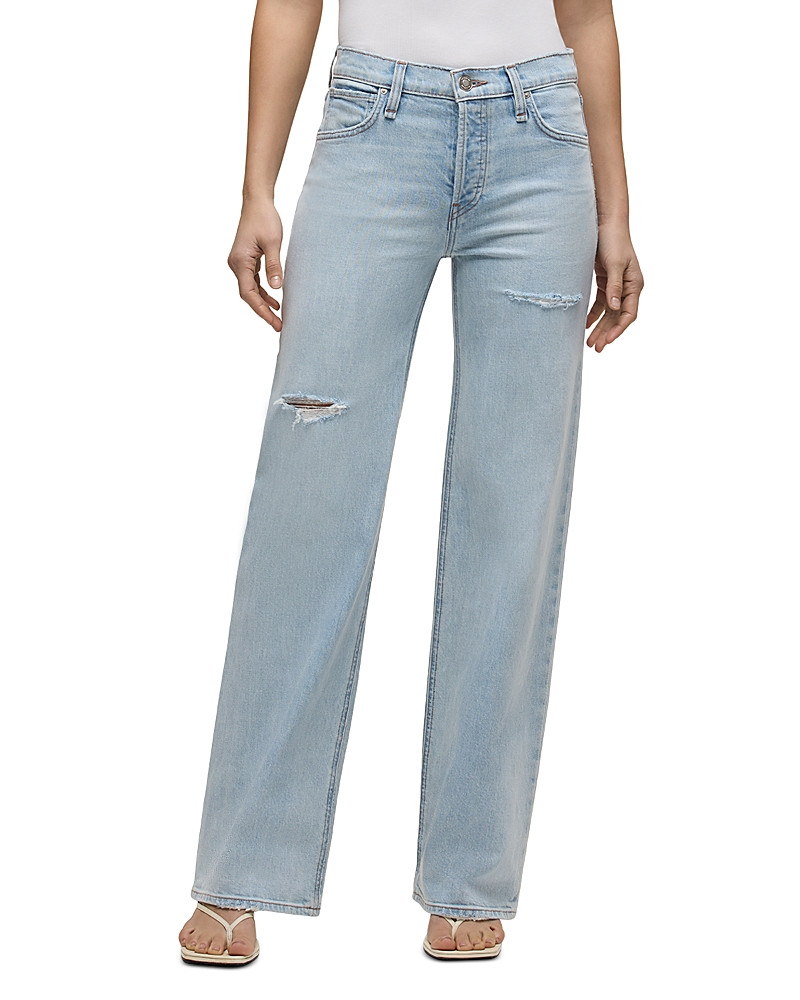 Hudson Rosie High Rise Wide Leg Jeans in Rearview | Bloomingdale's (US)