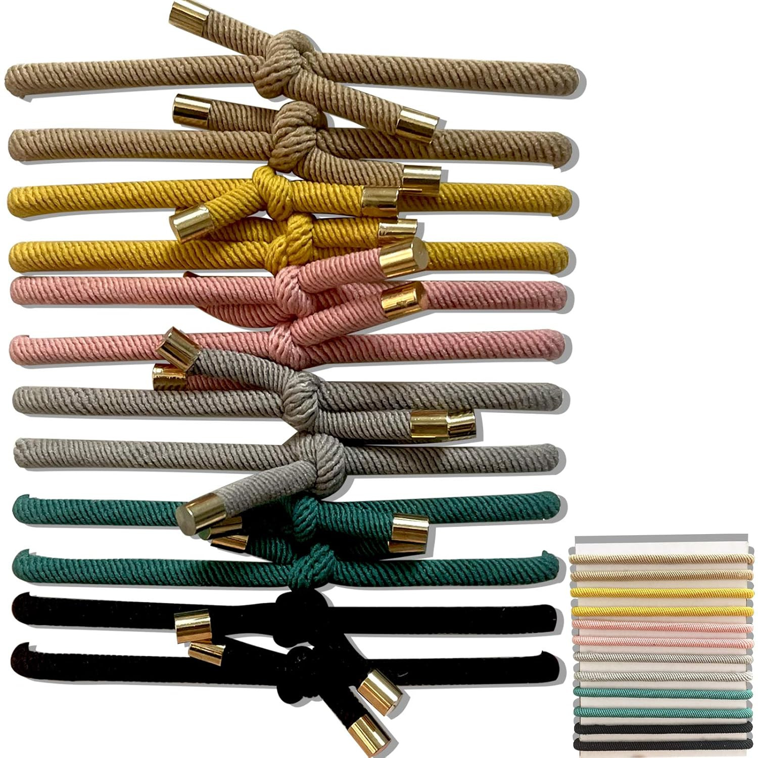 UDeBe Hair SlideProof Knot Hair Tie Elastics | Amazon (US)