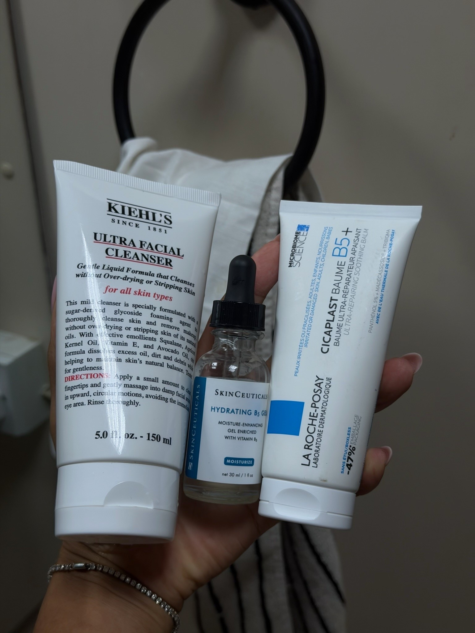 Current barrier repair skin care routine for the next month 🫧

#LTKselfcare #LTKmorningroutine