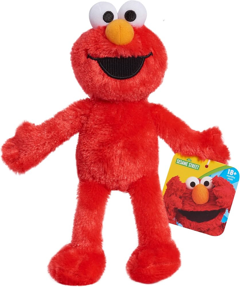 Just Play Sesame Street Friends 8-inch Elmo Sustainable Plush Stuffed Animal, Kids Toys for Ages ... | Amazon (US)