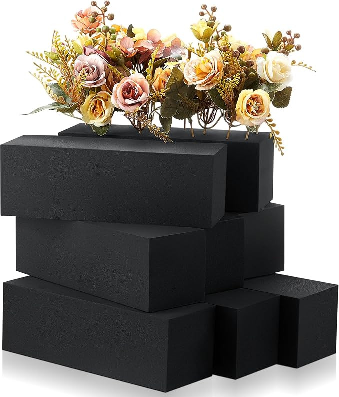 Lallisa 8 Pcs Reusable Floral Foam Blocks Water Weather Resistant Dry Floral Foam for Artificial ... | Amazon (US)