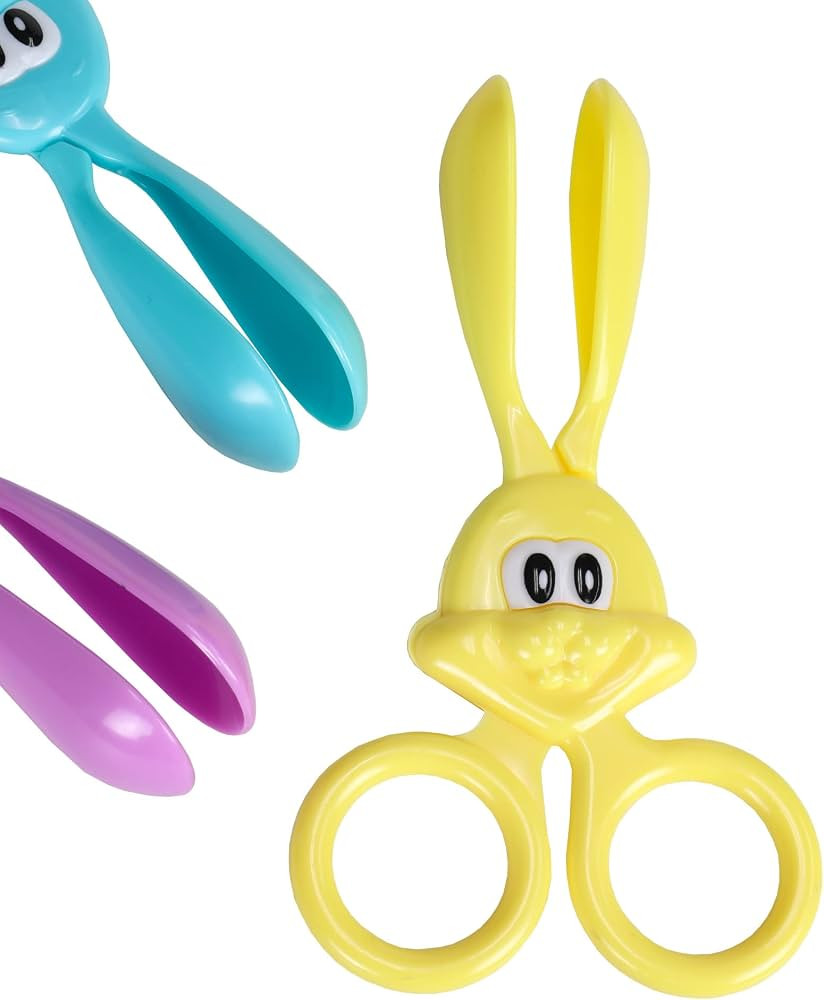 Chef Craft Select Plastic Easter Egg Tongs, 5.25 inches Long 3 inches Wide, Color May Vary | Amazon (US)