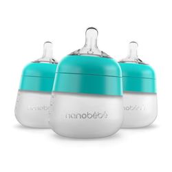 Flexy Silicone Baby Bottle - 5oz & 9oz | Nanobébé