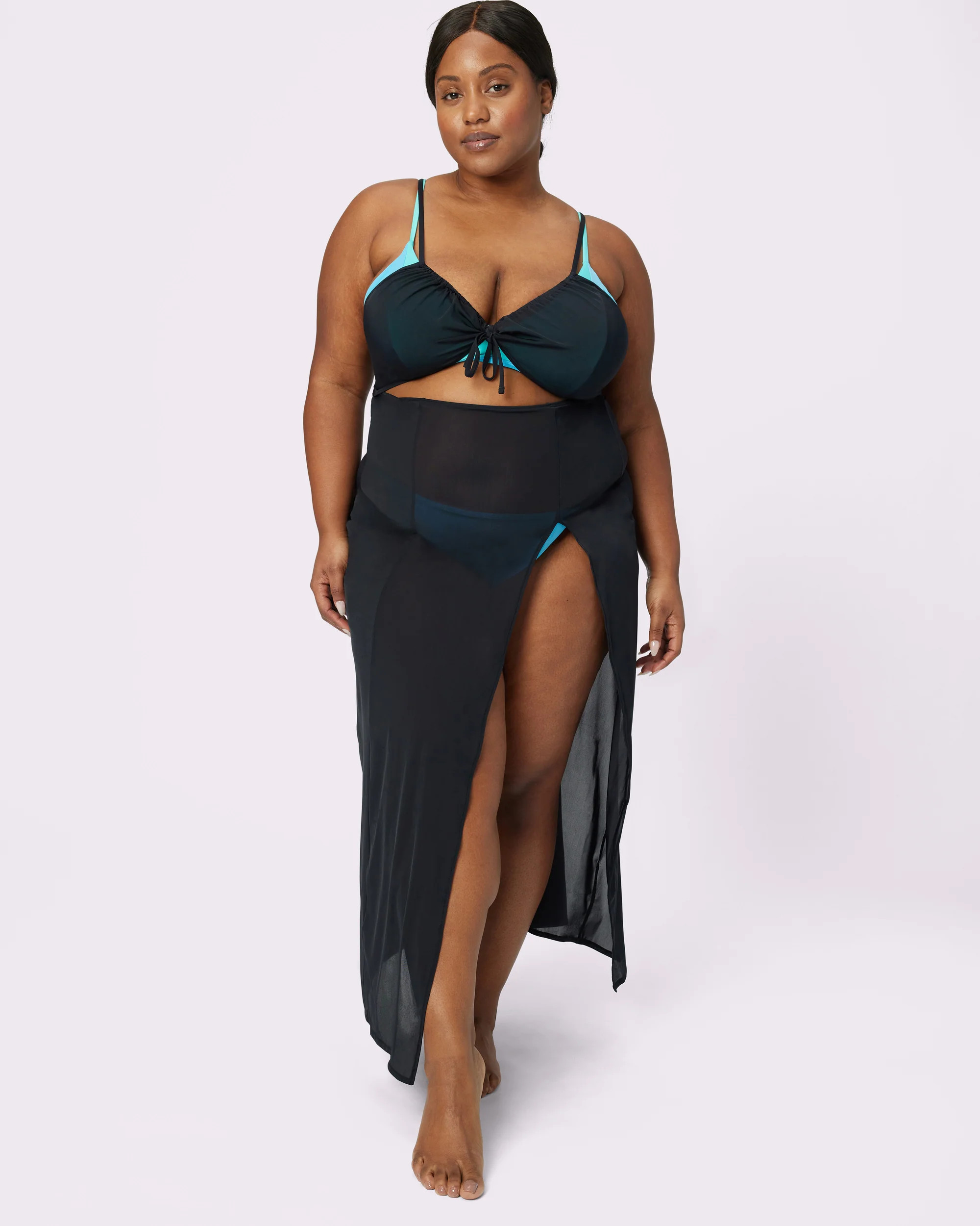 Endless Summer Cutout Coverup | Sexy Silky Mesh (Eightball) | Parade
